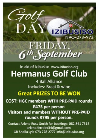 Izibusiso Golf Day 2024 advert